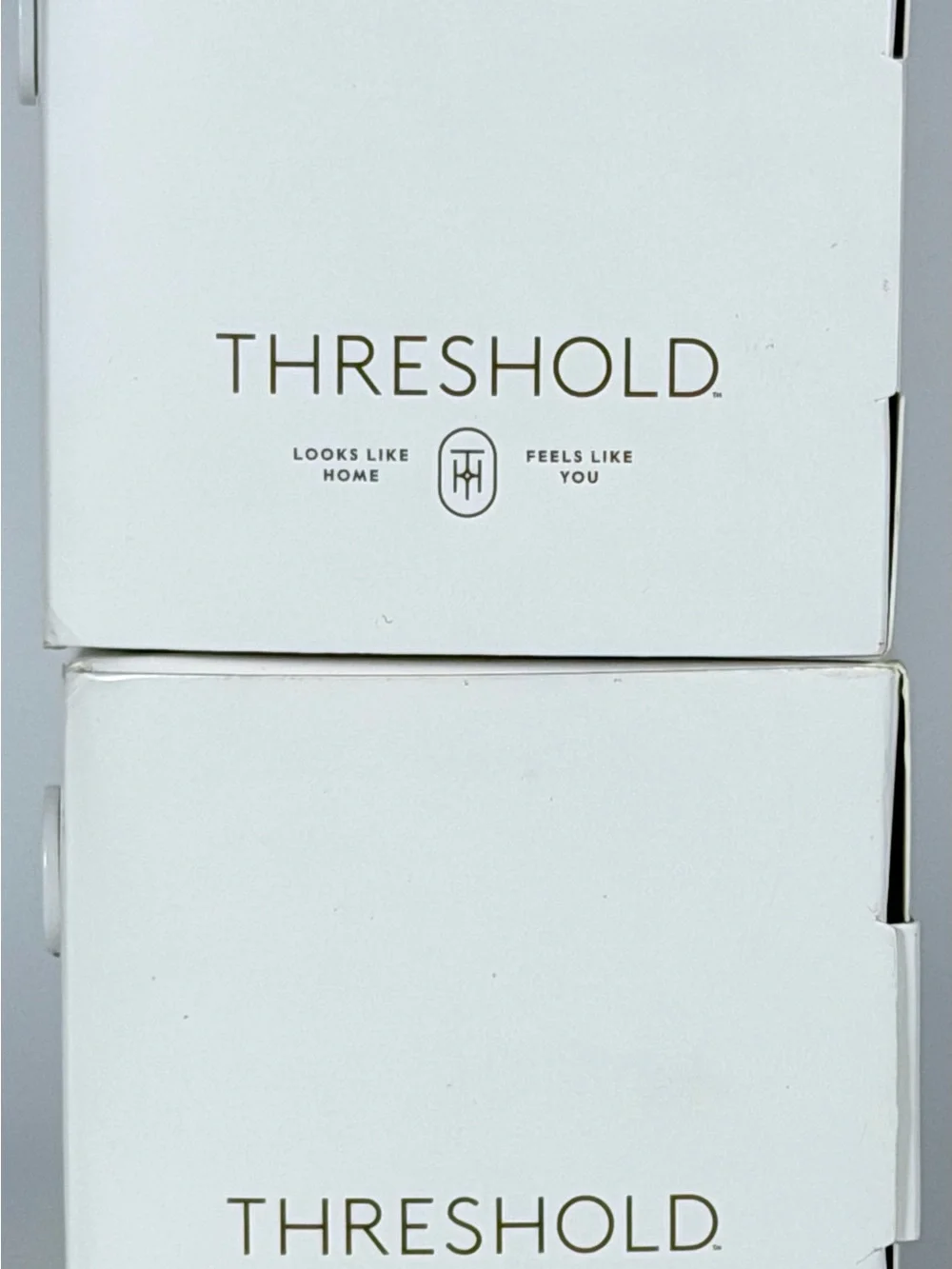 Threshold LED Pillar Candle Set Black Wick 2 Box Lot 4 Candles + 2 Remotes